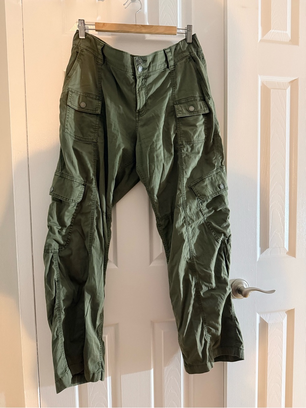 Hollister Military Green Cargo Pants
